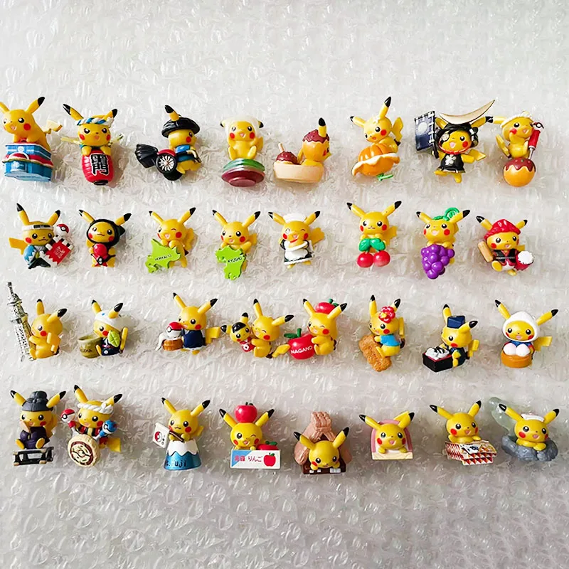 

Bulk Toys Pokemon Pikachu Multiple Styles Geographical Limitation Pendant Doll Anime Model Ornament Toy