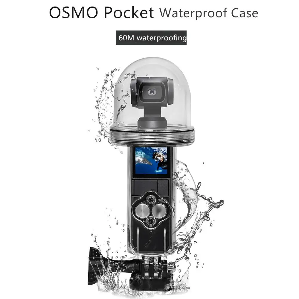 60M Waterproof Housing Case for DJI OSMO Pocket Case Diving Protective Shell for DJI OSMO Pocket Gimbal Camera Accessories
60M Waterproof Housing Case for DJI OSMO Pocket Case Diving Protective Shell for DJI OSMO Pocket Gimbal Camera Accessories