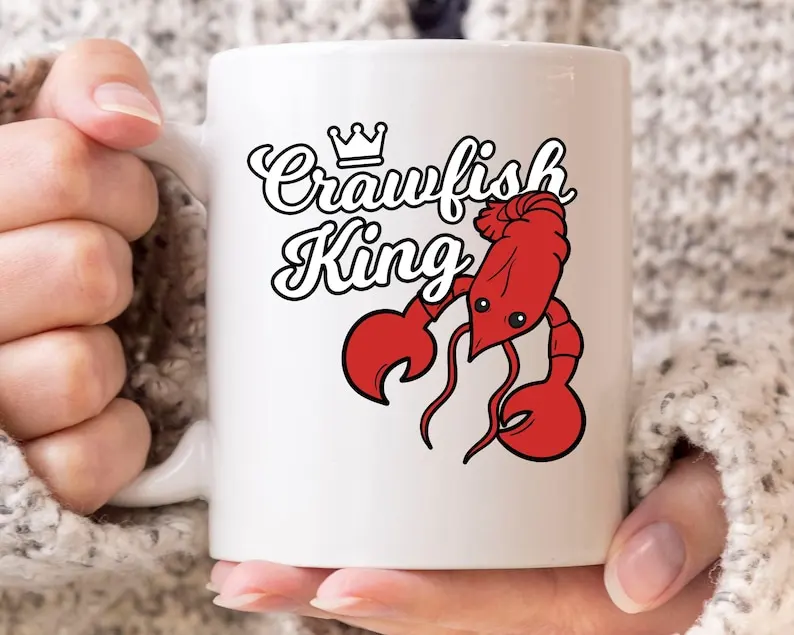 Crawfish King Mug, Funny Mardi Gras Gift Idea, Crayfish Party, Cool Crawfish Boil Design, Seafood Lover Mug, Mudbag For Dads
Crawfish King Mug, Funny Mardi Gras Gift Idea, Crayfish Party, Cool Crawfish Boil Design, Seafood Lover Mug, Mudbag For Dads