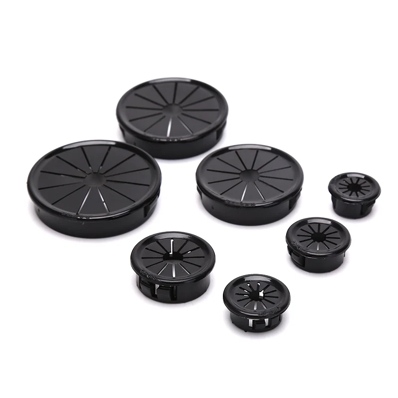 10pcs Plastic Desk Wire Hole Cover Base Petal Type Outlet Guard Coil Ring Coil Cable Outlet Port Grommet Seal Rings
10pcs Plastic Desk Wire Hole Cover Base Petal Type Outlet Guard Coil Ring Coil Cable Outlet Port Grommet Seal Rings