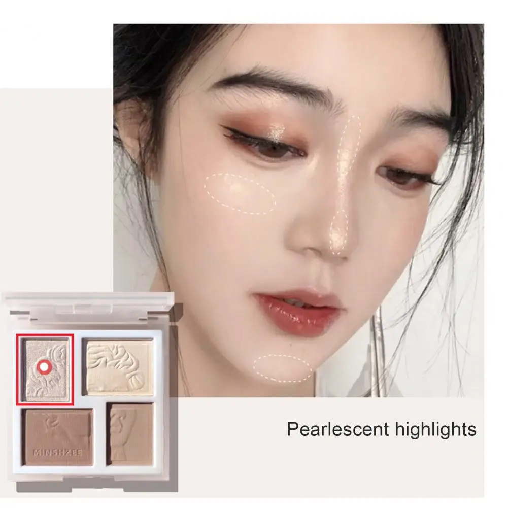 Highlighter Palette Healthy Natural Fadeless with Mirror Highlighter Powder Beauty Accessory 
Highlighter Palette Healthy Natural Fadeless with Mirror Highlighter Powder Beauty Accessory