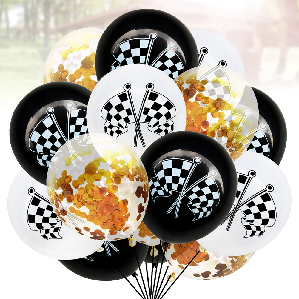 Balloons Party Racing Flag Car Birthday Race Supplies Latex Balloon Checkered Checkerboard Luftballons Decoration Themed
Balloons Party Racing Flag Car Birthday Race Supplies Latex Balloon Checkered Checkerboard Luftballons Decoration Themed
