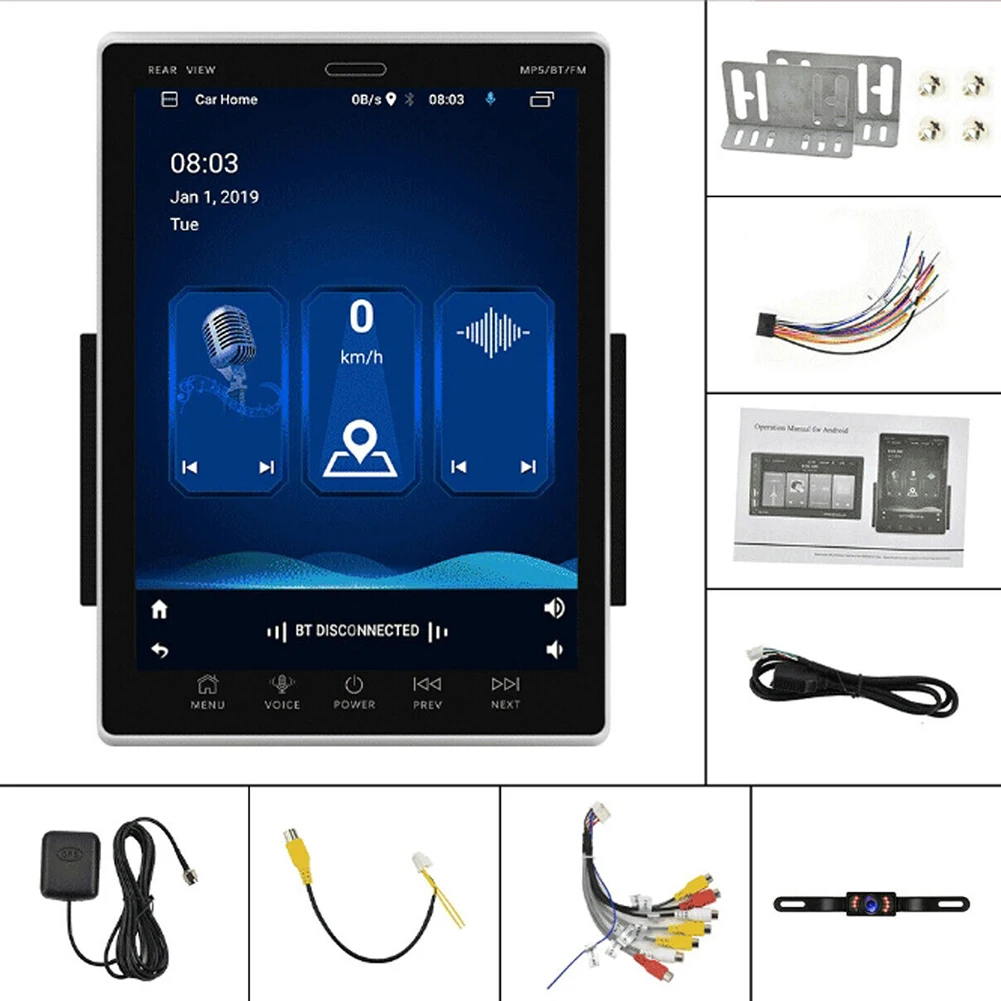 1pc HD 9.5'' Glass Mirror Auto Radio Car MP5 Player 10.1 Double 2Din Car Stereo Radio GPS WiFi FM Touch Screen W/Camera
1pc HD 9.5'' Glass Mirror Auto Radio Car MP5 Player 10.1 Double 2Din Car Stereo Radio GPS WiFi FM Touch Screen W/Camera