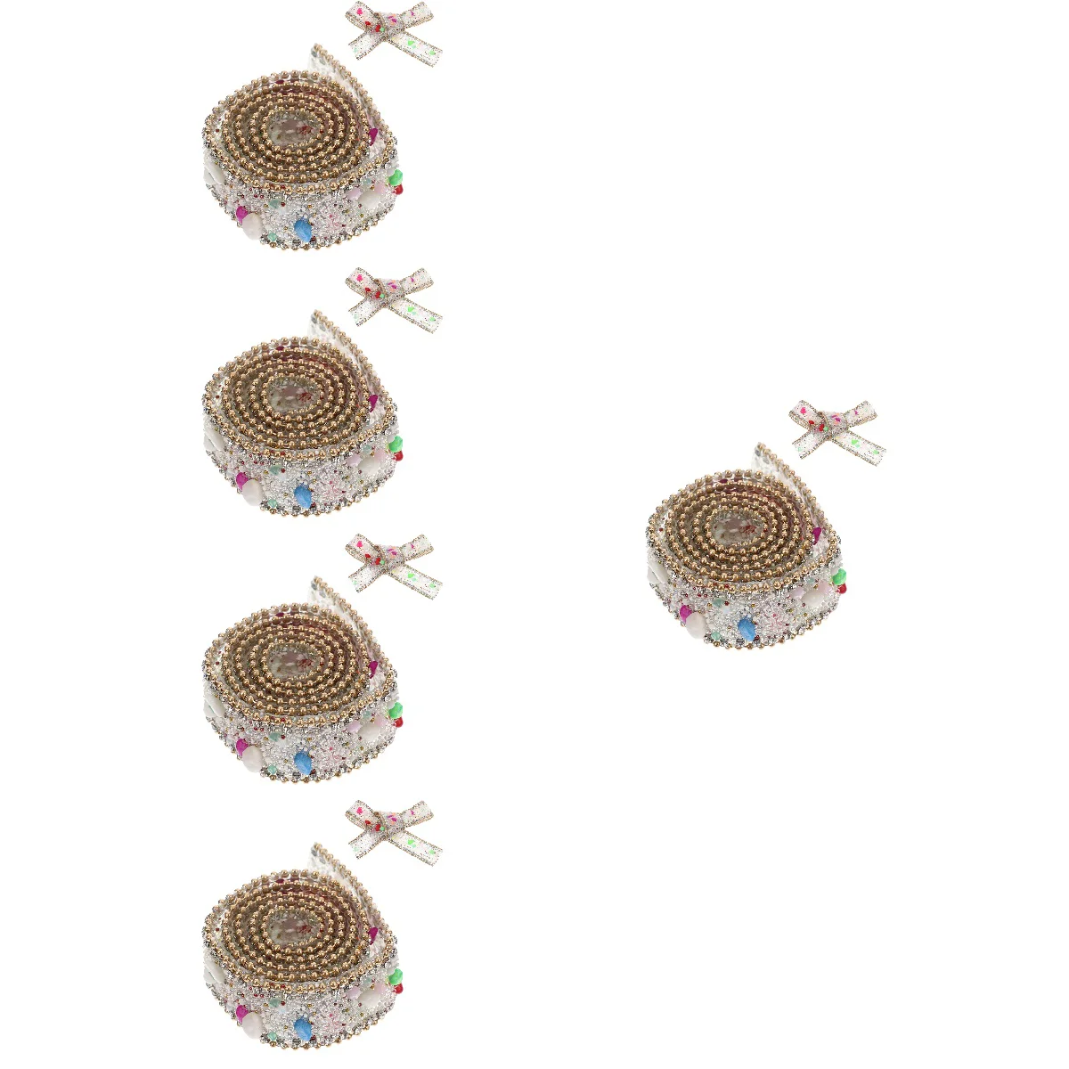 5 Rolls of Delicate Clothing Trim Cuttable Craft Trim Multi-function Costume Trim Costume
5 Rolls of Delicate Clothing Trim Cuttable Craft Trim Multi-function Costume Trim Costume