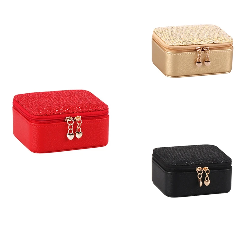 Jewelry Box Display Rack Storage Box Necklace PU Storage Box Travel Portable Storage Box 
Jewelry Box Display Rack Storage Box Necklace PU Storage Box Travel Portable Storage Box