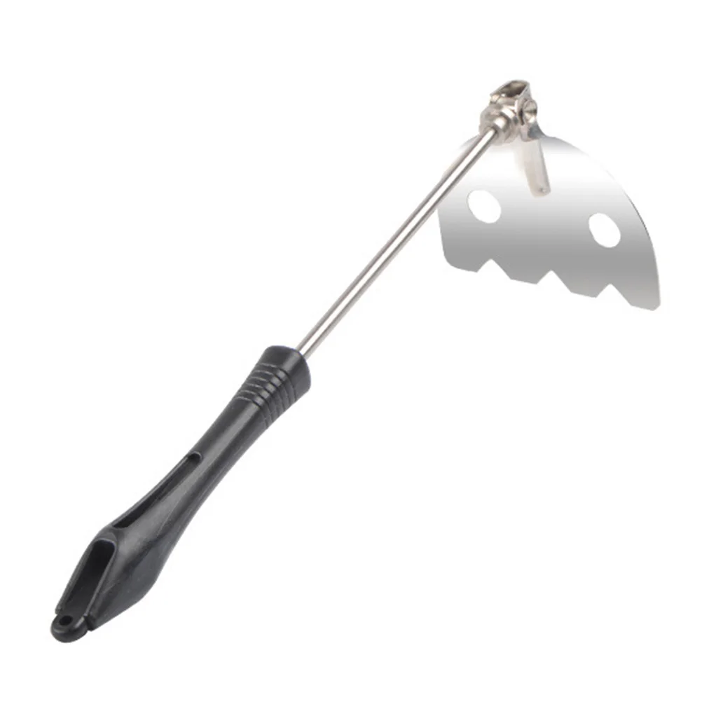 Stainless Steel Shrimp Bait with Plastic Handle Fishing Accessory 
Stainless Steel Shrimp Bait with Plastic Handle Fishing Accessory