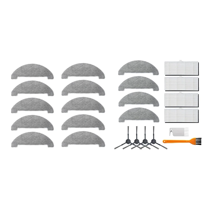 10Pcs Mops Cloths With 14Pcs Side Brushes Mops Cloths Hepa Filter For XIAOMI VIOMI S9 Robot Vacuum Cleaner
10Pcs Mops Cloths With 14Pcs Side Brushes Mops Cloths Hepa Filter For XIAOMI VIOMI S9 Robot Vacuum Cleaner