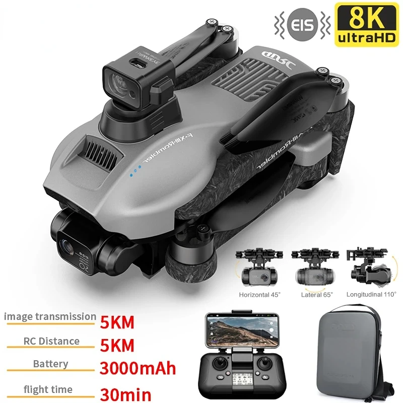 F13 GPS Drone 8K HD Professional Camera 5G Wifi 3-Axis Gimbal Brushless Power 5000M RC Quadcopter Foldable Helicopter Dron Toys
F13 GPS Drone 8K HD Professional Camera 5G Wifi 3-Axis Gimbal Brushless Power 5000M RC Quadcopter Foldable Helicopter Dron Toys