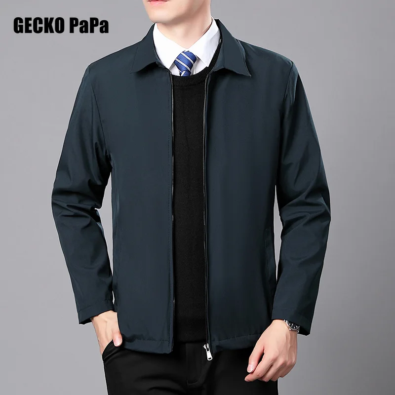 2024 Men Casual Jacket Spring Autumn New Regular Solid Color Slim Zipper Business Lapel-up Coats s Brand Clothing
2024 Men Casual Jacket Spring Autumn New Regular Solid Color Slim Zipper Business Lapel-up Coats s Brand Clothing