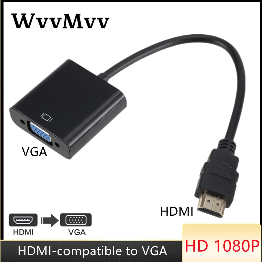 Адаптер 1080P HDMI-совместимый с VGA, внешний кабель для PS4, ПК, ноутбука, ТВ, XBox, проектора, HD TV
Адаптер 1080P HDMI-совместимый с VGA, внешний кабель для PS4, ПК, ноутбука, ТВ, XBox, проектора, HD TV