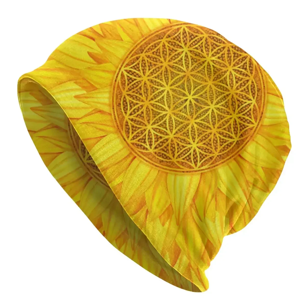 Трикотажная шапка с подсолнухом и цветком жизни, унисекс
Трикотажная шапка с подсолнухом и цветком жизни, унисекс