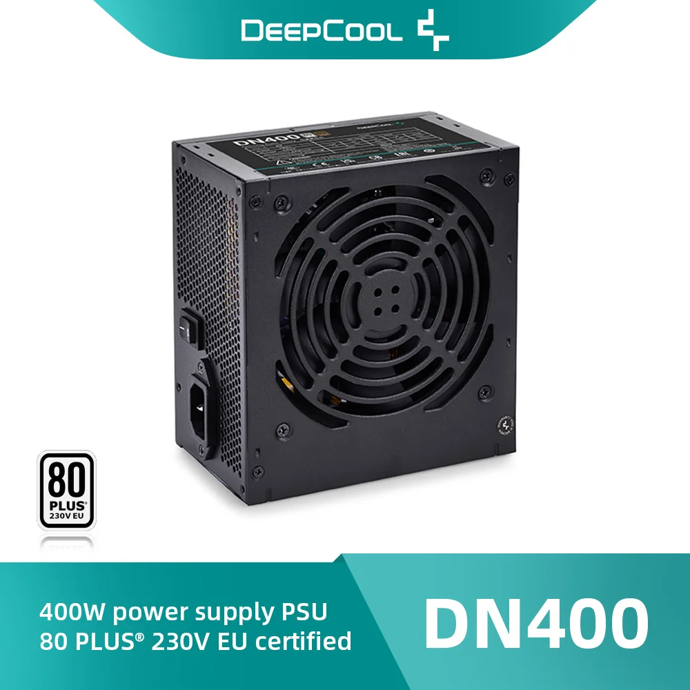 

DeepCool DN400 80 PLUS 230V EU Certified Power Supply Units 85% electrical efficiency Computer Components 400W Блоки питания