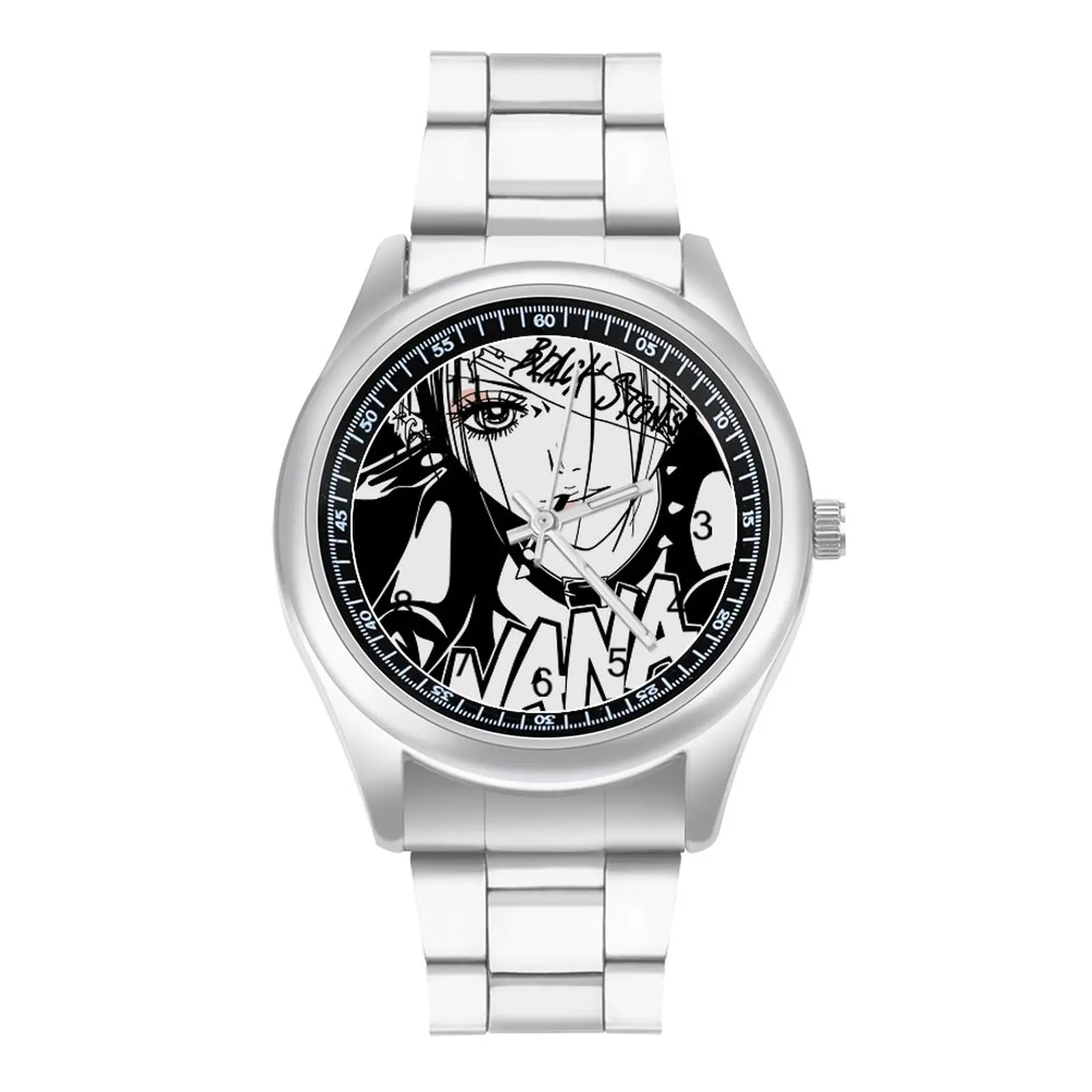 NANA Smoking Quartz Watch Black Stones Anime Design Cool Wrist Watch Steel Cheap Business Boy Wristwatch
NANA Smoking Quartz Watch Black Stones Anime Design Cool Wrist Watch Steel Cheap Business Boy Wristwatch