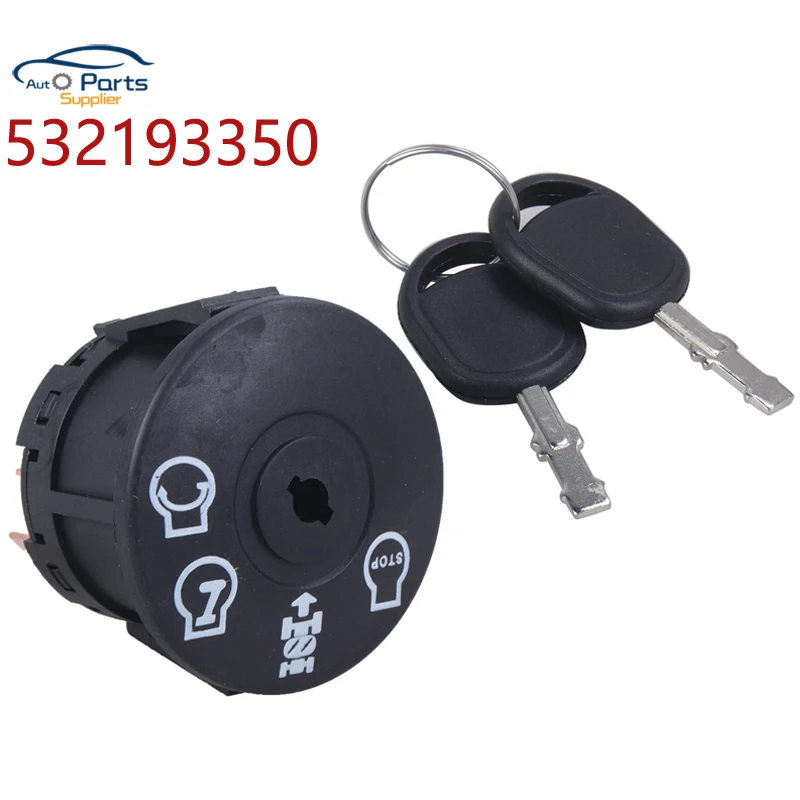New 532193350 193350 Ignition Starter Switch & Key for Jonsered for AYP Lawn Mower LT LTS YT
New 532193350 193350 Ignition Starter Switch & Key for Jonsered for AYP Lawn Mower LT LTS YT
