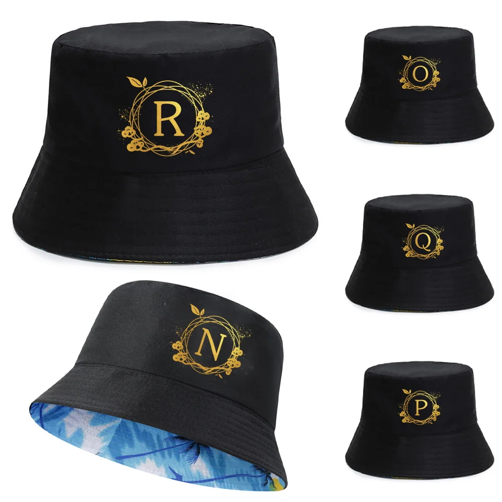 Men Panama Hat Reversible Bucket Hats Unisex Fishing Caps Bob Chapeau Femme Fisherman Hats Sunscreen Caps Wreath lettern Pattern
Men Panama Hat Reversible Bucket Hats Unisex Fishing Caps Bob Chapeau Femme Fisherman Hats Sunscreen Caps Wreath lettern Pattern