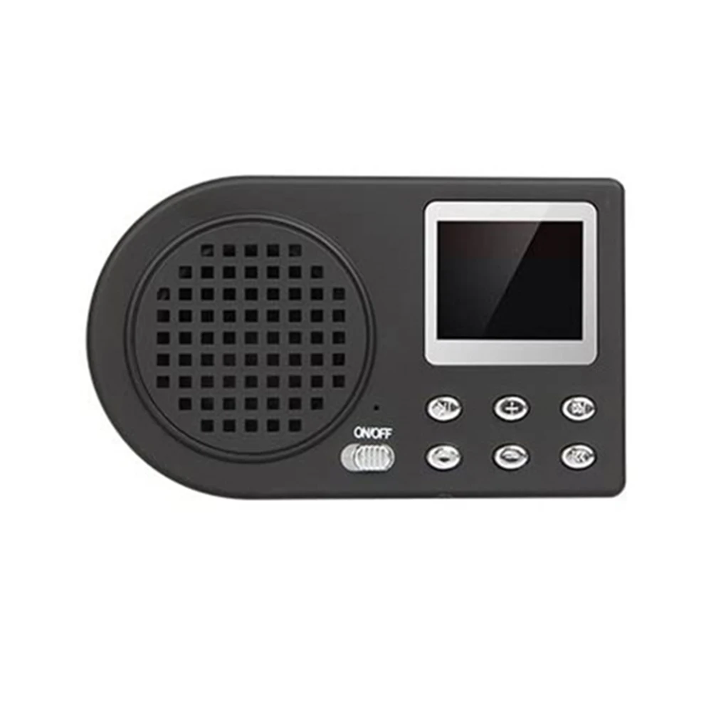 Electronics LCD Display Hunting Mp3 Bird Caller Sound Player Wireless Remote Control Hunting Decoy Speaker 10w 115dB
Electronics LCD Display Hunting Mp3 Bird Caller Sound Player Wireless Remote Control Hunting Decoy Speaker 10w 115dB