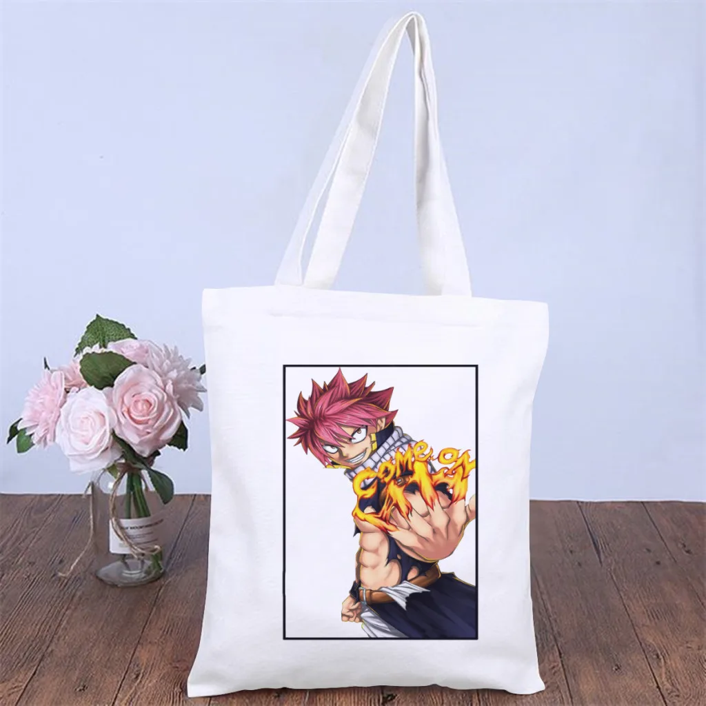 Natsu Come OnHandbag Fairy Tail Anime Shoulder Canvas Bags Teens Storage Pocket Double Print Shopper HandBags Kawaii Tote Bag
Natsu Come OnHandbag Fairy Tail Anime Shoulder Canvas Bags Teens Storage Pocket Double Print Shopper HandBags Kawaii Tote Bag