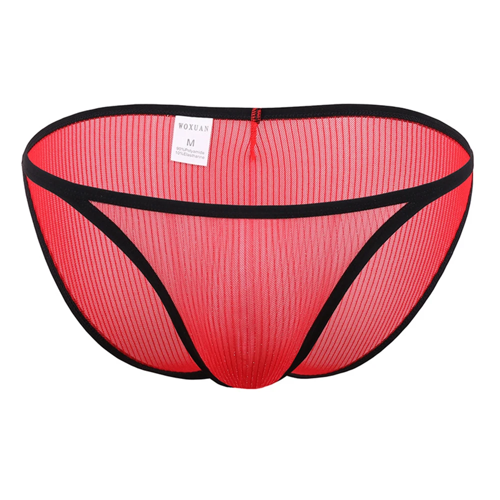 Men Thongs See Through Underwear Sexy Transparent Briefs Low Waist Mesh G-String Breathable Triangle Brief Scrotum Bulge
Men Thongs See Through Underwear Sexy Transparent Briefs Low Waist Mesh G-String Breathable Triangle Brief Scrotum Bulge