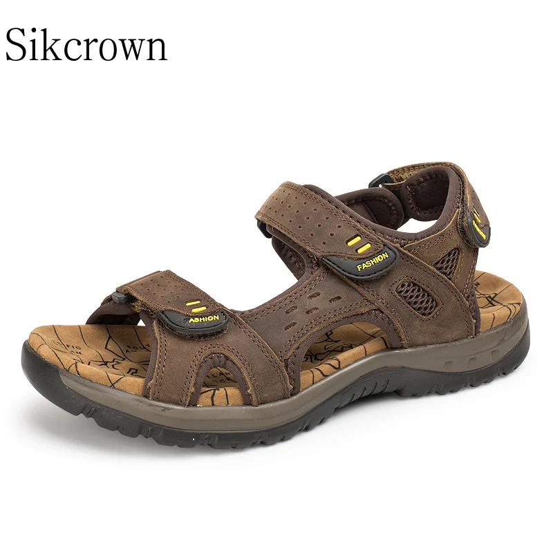 Big Size 48 Brown Genuine Leather Men Sandals New Summer Men Shoes Beach Sandals for Man Fashion Brand Outdoor Casual Sneakers
Big Size 48 Brown Genuine Leather Men Sandals New Summer Men Shoes Beach Sandals for Man Fashion Brand Outdoor Casual Sneakers