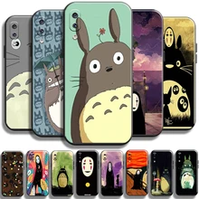Totoro Miyazaki Anime No Face For Samsung Galaxy A20 A20S Phone Case Soft Shell Back Coque Carcasa Full Protection Funda Black
