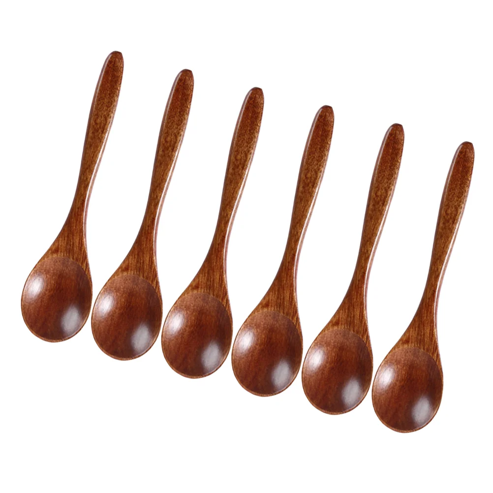 6Pcs Spoon Multipurpose Spoons Wood Soup Spoons Wooden Seving Spoon Wooden Eating Spoons Spoon Mixing Spoons
6Pcs Spoon Multipurpose Spoons Wood Soup Spoons Wooden Seving Spoon Wooden Eating Spoons Spoon Mixing Spoons