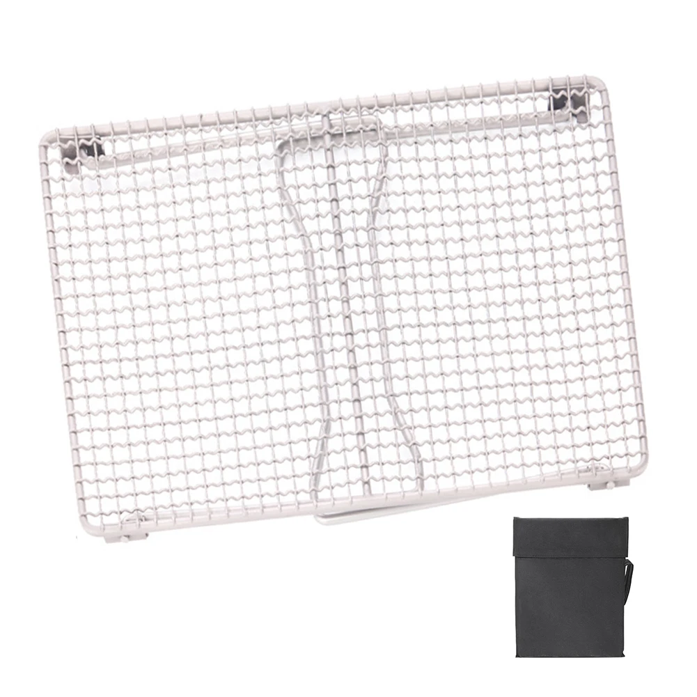 Folding Camping Grill Titanium Mesh for Heat and Cook Food Easy to Set Up and Store Enjoy Delicious Barbecue
Folding Camping Grill Titanium Mesh for Heat and Cook Food Easy to Set Up and Store Enjoy Delicious Barbecue