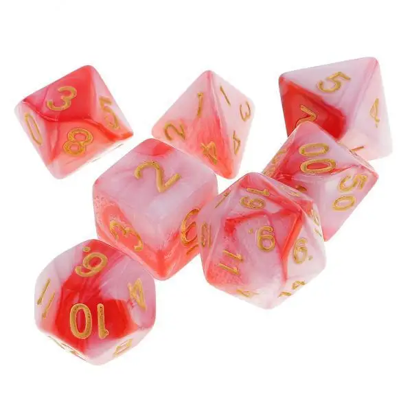 2x 7Die набор двухцветных многогранных для RPG MTG аксессуары для настольной игры
2x 7Die набор двухцветных многогранных для RPG MTG аксессуары для настольной игры