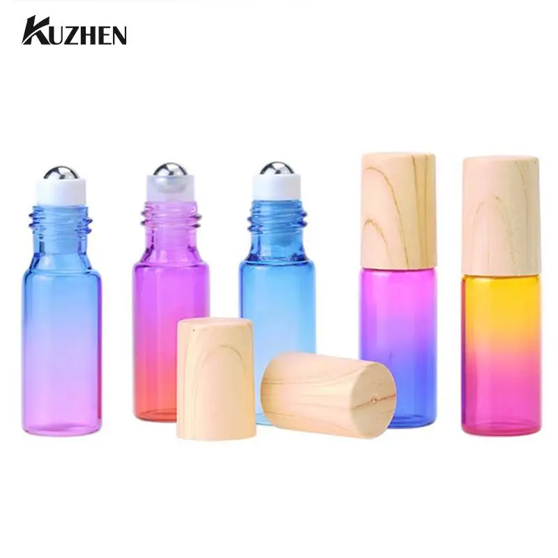Thick Glass Roll On Bottles 5ml Gradient Color Empty Bottle Roller Ball Bottle For Essential Oil Travel Kit
Thick Glass Roll On Bottles 5ml Gradient Color Empty Bottle Roller Ball Bottle For Essential Oil Travel Kit