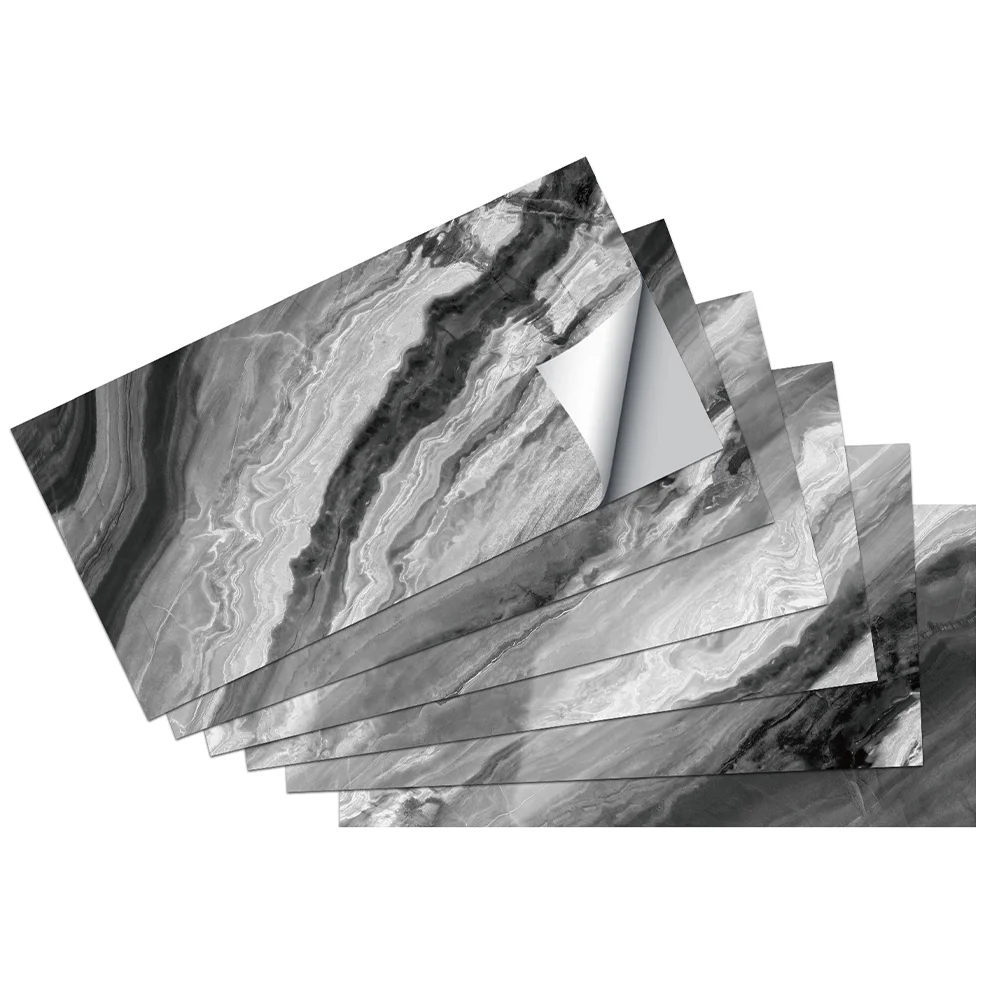 6 Pcs Decal Tile Decals Sticker Decor Marble Peel Floor Wallpaper Backsplash Stickers DIY
6 Pcs Decal Tile Decals Sticker Decor Marble Peel Floor Wallpaper Backsplash Stickers DIY