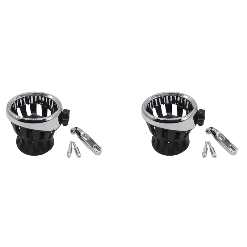 2X Motorcycle Handlebar Drink Cup Holder For Honda GL1800 Goldwing For Softail Electra Silver
2X Motorcycle Handlebar Drink Cup Holder For Honda GL1800 Goldwing For Softail Electra Silver