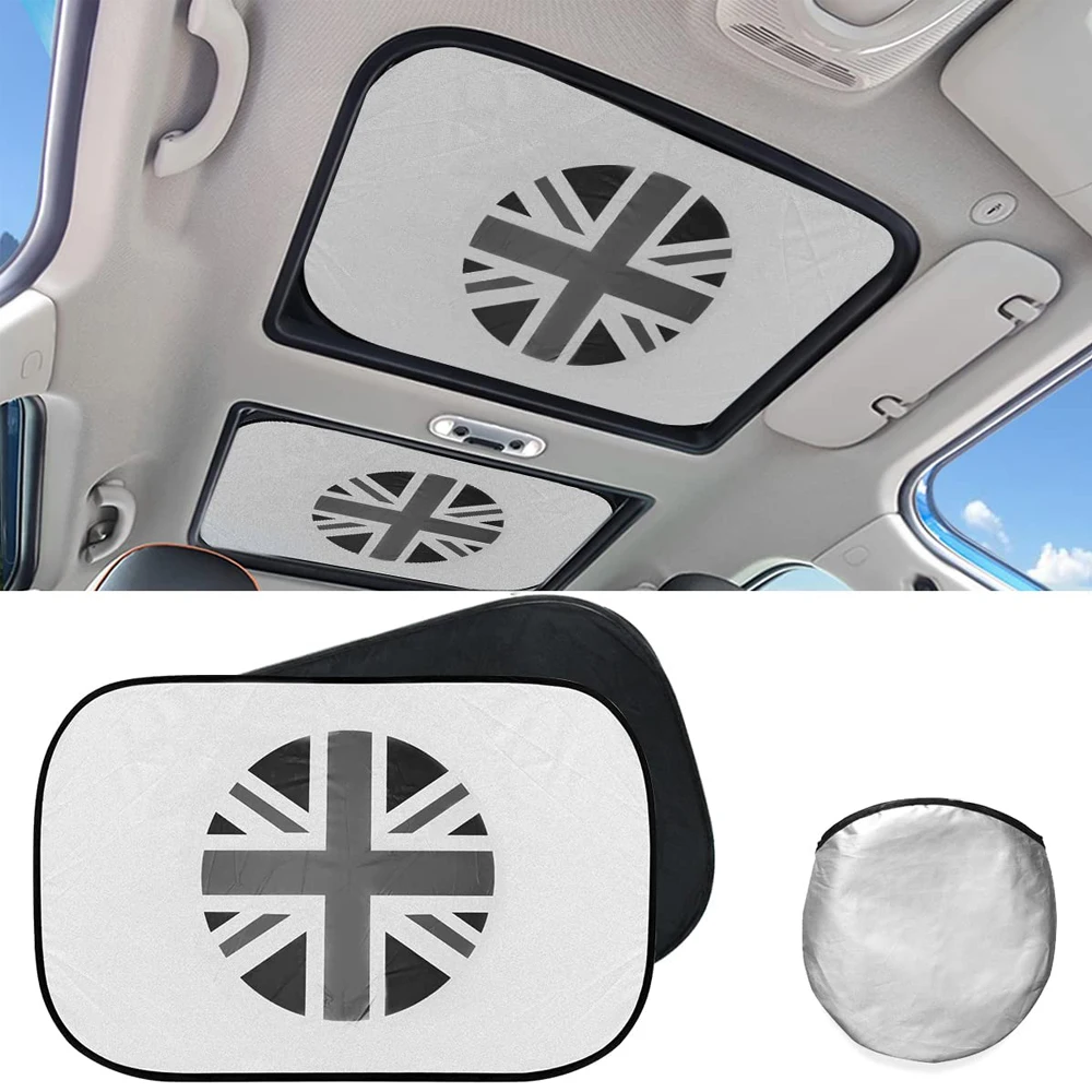 For Mini Cooper Car Sunroof Shade Heat Isolate Auto Roof Sunshade Cover Foldable Anti-Mosquito Union Jack Logo Visor Protector
For Mini Cooper Car Sunroof Shade Heat Isolate Auto Roof Sunshade Cover Foldable Anti-Mosquito Union Jack Logo Visor Protector