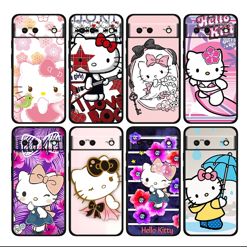 Hello Kitty Girl Cute Shockproof Cover For Google Pixel 7 6 6A 5 4 5A 4A XL Pro 5G Soft TPU Soft Silicone Black Phone Case Cover
Hello Kitty Girl Cute Shockproof Cover For Google Pixel 7 6 6A 5 4 5A 4A XL Pro 5G Soft TPU Soft Silicone Black Phone Case Cover