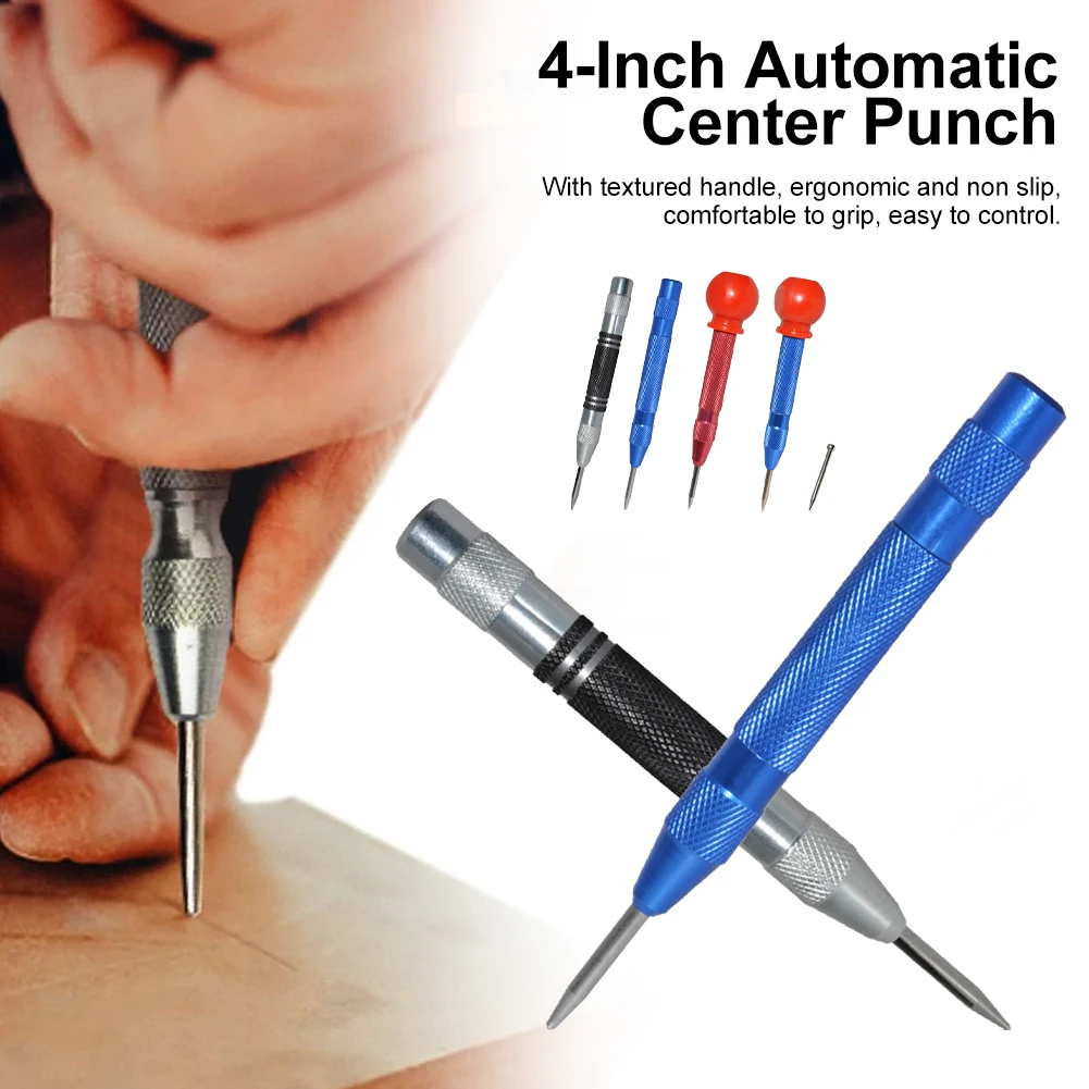 Kerner Positioning Spring Loaded Adjustable Impact Spring Loaded Automatic Punch Hand Tools Wood Glass Press Dent Metal Drill
Kerner Positioning Spring Loaded Adjustable Impact Spring Loaded Automatic Punch Hand Tools Wood Glass Press Dent Metal Drill