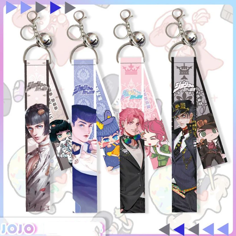 1 Pcs Cute Anime Jojo Bizarre Adventure Keychain Lanyard Cartoon Streamer Bag Pendant Keyrings Figure Toys Gifts
1 Pcs Cute Anime Jojo Bizarre Adventure Keychain Lanyard Cartoon Streamer Bag Pendant Keyrings Figure Toys Gifts