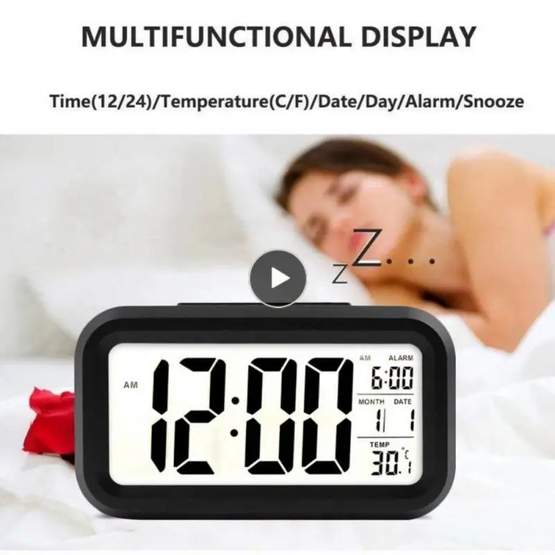 Mute Backlight Temperature Electronic Mini Alarm Clock Digital Display Household Led Digital Clock Electronic Clock Creative
Mute Backlight Temperature Electronic Mini Alarm Clock Digital Display Household Led Digital Clock Electronic Clock Creative