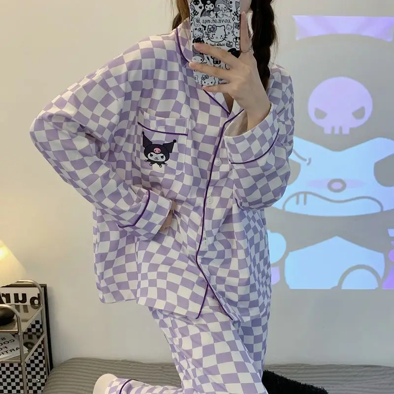 Kawaii Sanrio пижамный комплект милый Kuromi Cinnamoroll понравико мультфильм с длинным рукавом домашний костюм пижама набор игрушка для девочек подарок
Kawaii Sanrio пижамный комплект милый Kuromi Cinnamoroll понравико мультфильм с длинным рукавом домашний костюм пижама набор игрушка для девочек подарок
