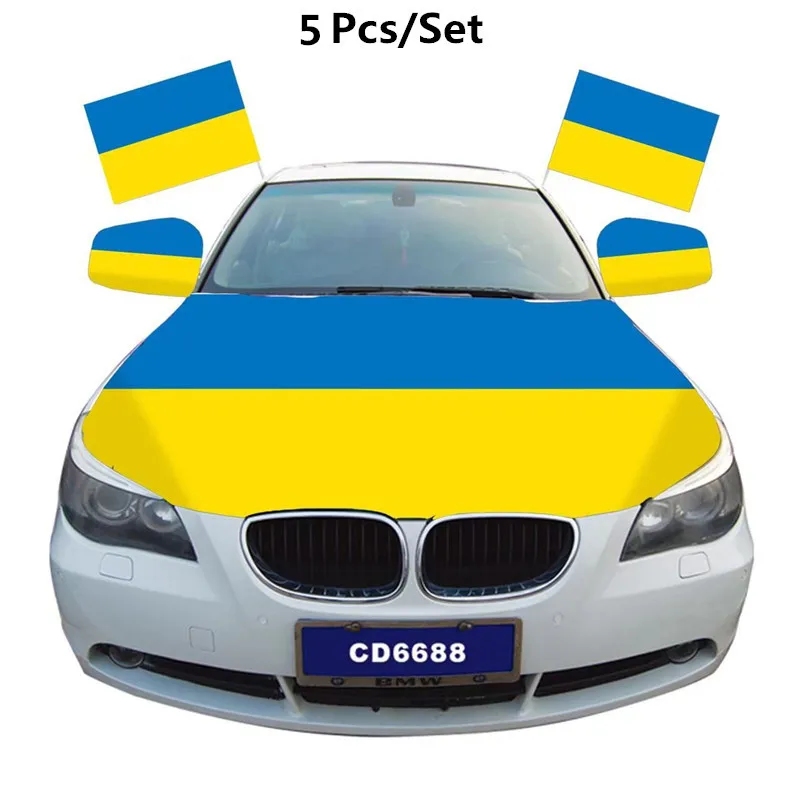 5Pcs Car Exterior Decoration Cover Ukraine Flag Car Engine Hood Rearview Mirror Cover Window Flags For Ukrainian Sports Events
5Pcs Car Exterior Decoration Cover Ukraine Flag Car Engine Hood Rearview Mirror Cover Window Flags For Ukrainian Sports Events