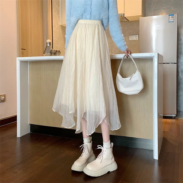 Korean Striped Summer Long Skirts Women Elastic Waist Midi Skirt A-Line Loose Casual Party Skirt Designer Elegant Vintage Office
Korean Striped Summer Long Skirts Women Elastic Waist Midi Skirt A-Line Loose Casual Party Skirt Designer Elegant Vintage Office
