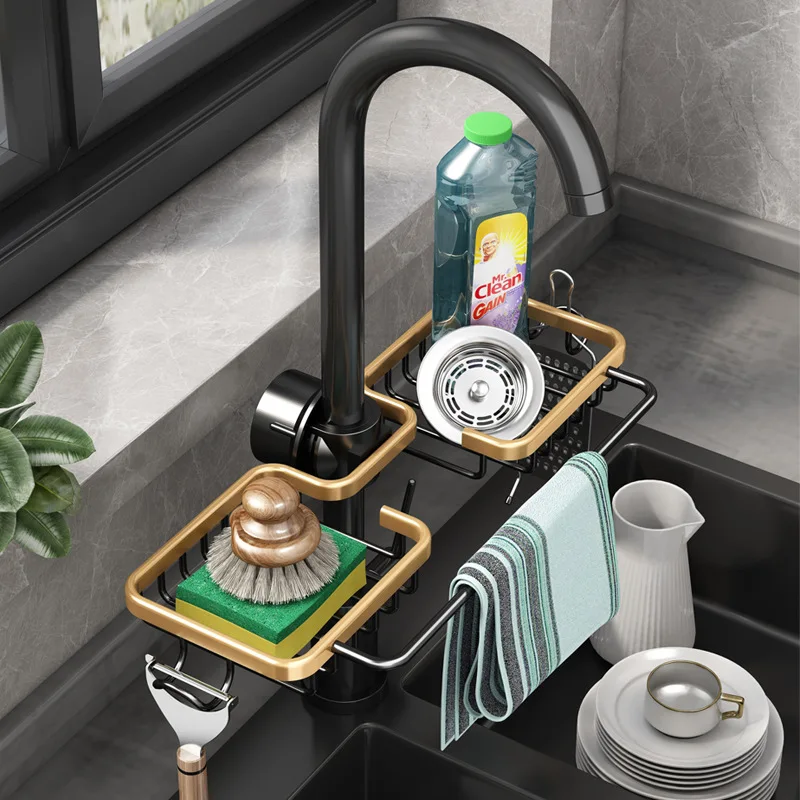Metal Dish Drying Rack Organizer Storage Sponge Holder Towel Shelf Multifunctional Sink Drain Basket for Kitchen Accessories
Metal Dish Drying Rack Organizer Storage Sponge Holder Towel Shelf Multifunctional Sink Drain Basket for Kitchen Accessories