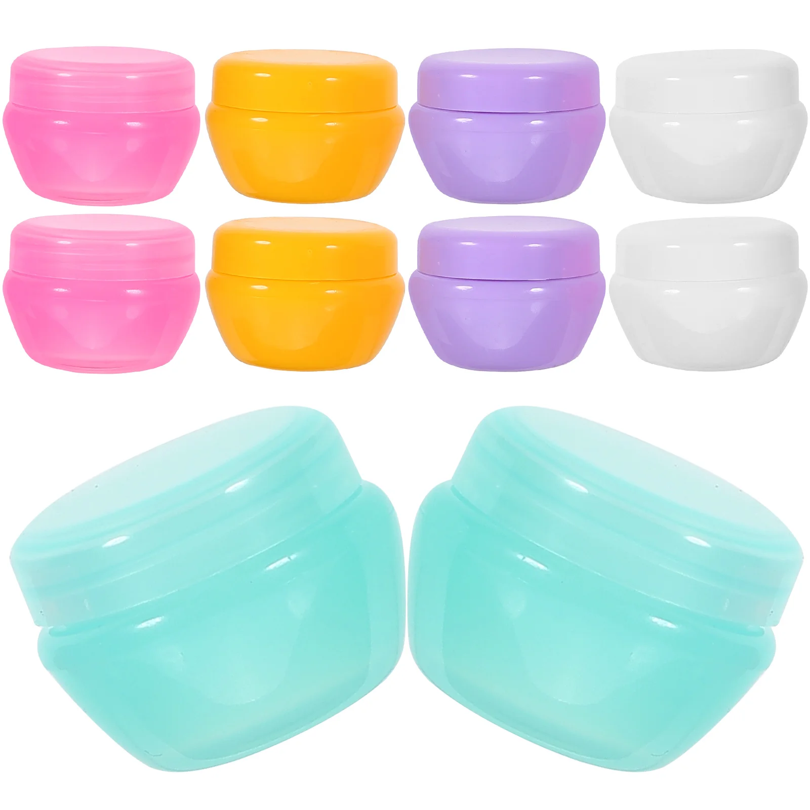 10 pcs Travel Cream Jars Small Cream Bottles Portable Makeup Bottles Empty Cream Jars with Lids
10 pcs Travel Cream Jars Small Cream Bottles Portable Makeup Bottles Empty Cream Jars with Lids