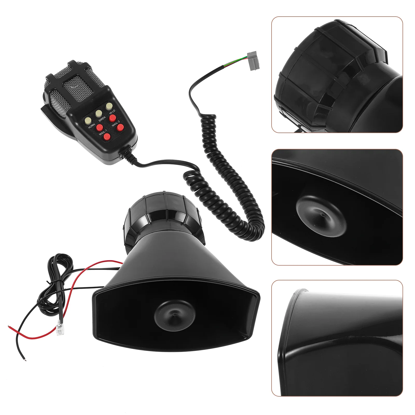 

Pa System Outdoor Car Alarm Vehicle Cool Truck Accessories Speaker Sub Woofer Air Horn Speakers