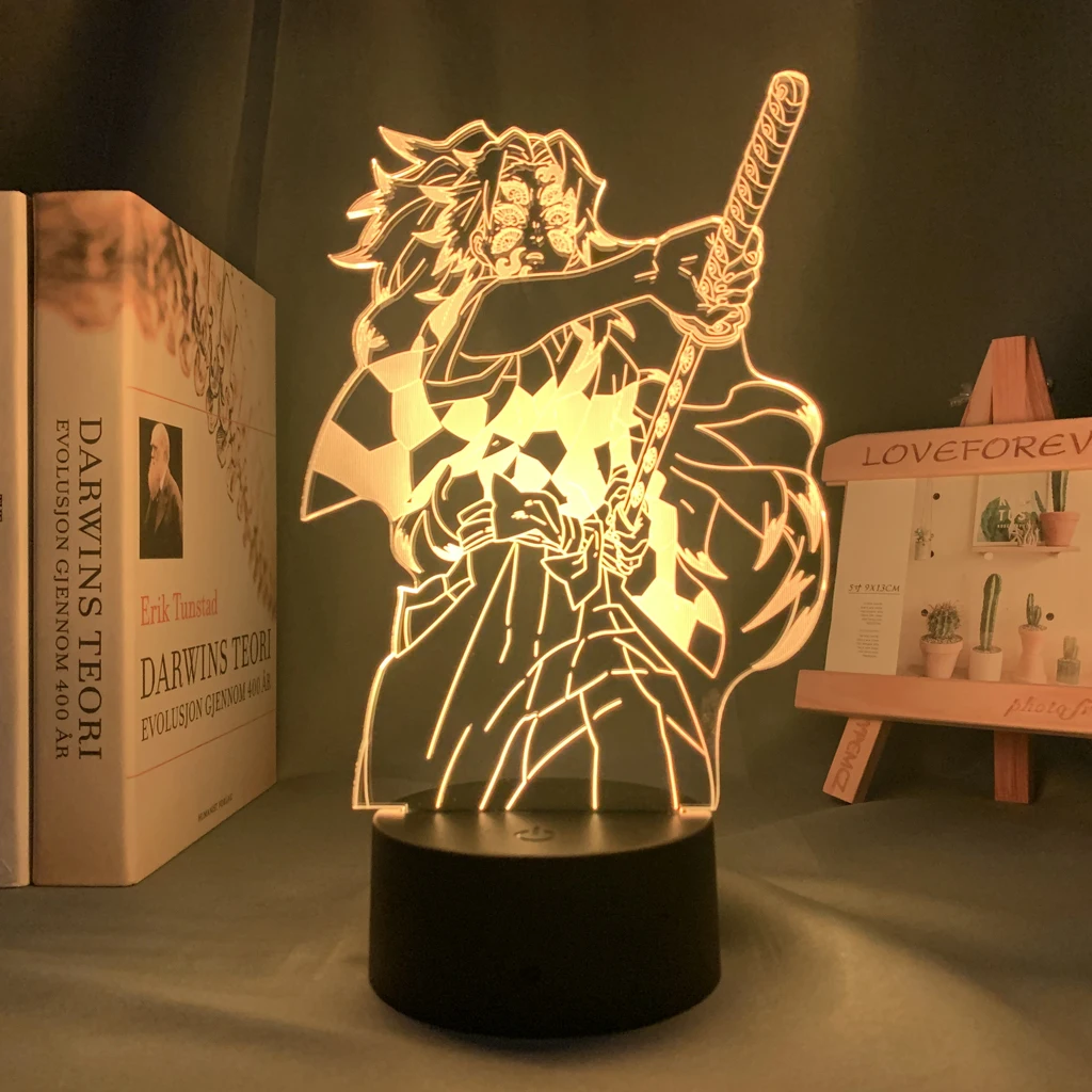 Anime Led Light Kimetsu No Yaiba Kokushibo for Bedroom Decoration Night Light Gift Manga 3d Lamp Demon Slayer Room Decor
Anime Led Light Kimetsu No Yaiba Kokushibo for Bedroom Decoration Night Light Gift Manga 3d Lamp Demon Slayer Room Decor