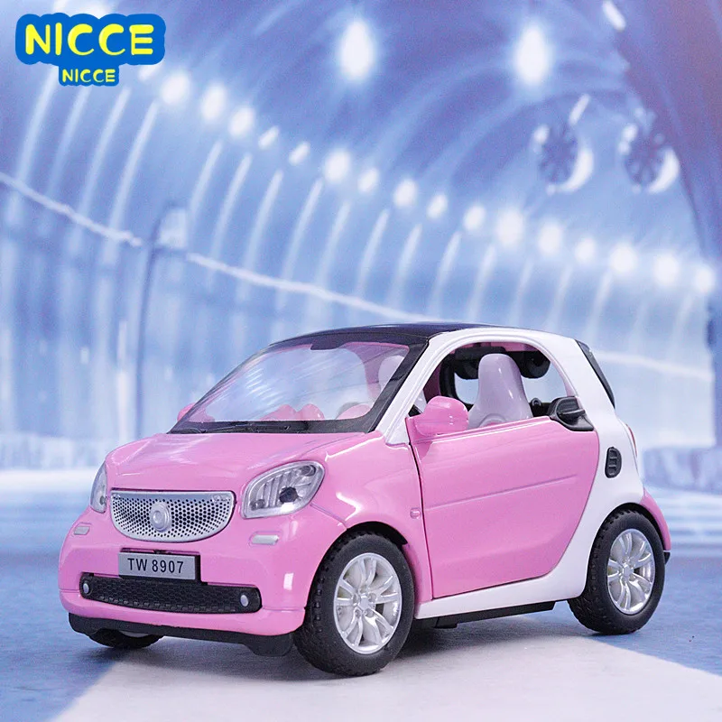 Nicce 1:32 Scale Smart Fortwo Diecast Alloy Metal Car Model Pull Back Toys Car with Sound Light Collection Free Shipping A87
Nicce 1:32 Scale Smart Fortwo Diecast Alloy Metal Car Model Pull Back Toys Car with Sound Light Collection Free Shipping A87