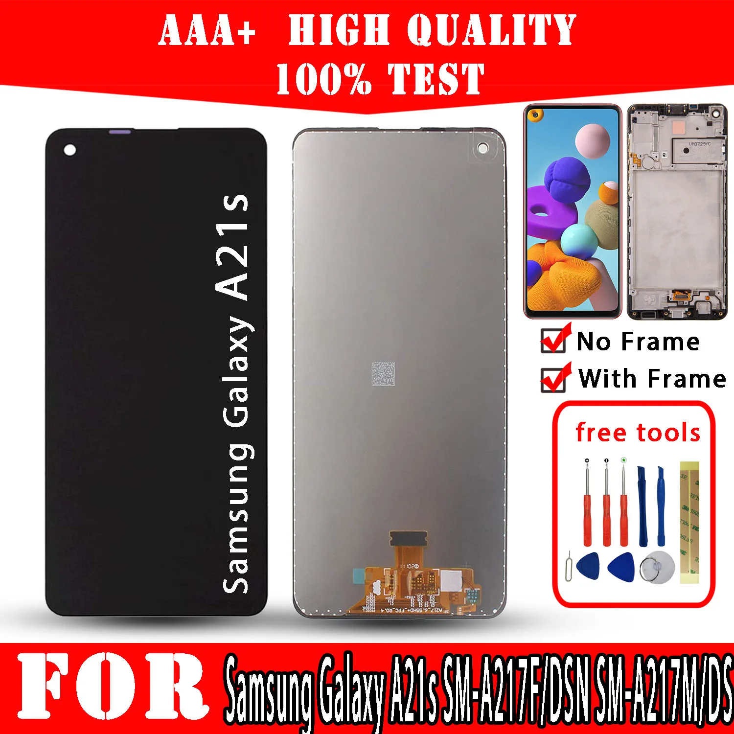Original LCD For Samsung Galaxy A21s SM-A217F/DSN SM-A217M Display Premium Quality Touch Screen Replacement Parts Phones Repair
Original LCD For Samsung Galaxy A21s SM-A217F/DSN SM-A217M Display Premium Quality Touch Screen Replacement Parts Phones Repair