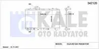Store code: 342120 for radiator SX4 VVT 4 × 4 06 +