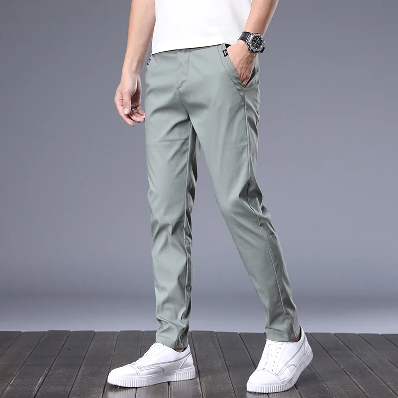 Ropa Hombre 2022 Summer Pants Mens Stretch Korean Casual Slim Fit Elastic Waist Business Classic Men Trousers Black Gray 28-38
Ropa Hombre 2022 Summer Pants Mens Stretch Korean Casual Slim Fit Elastic Waist Business Classic Men Trousers Black Gray 28-38