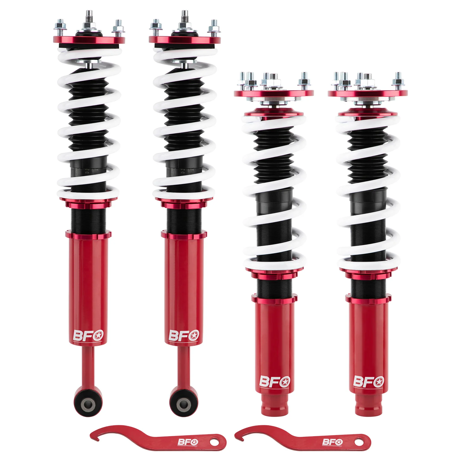 Комплект для понижения пружин BFO Coilover для Honda Accord 2003-2007, передние и задние амортизаторы, настройка, понижение высоты
Комплект для понижения пружин BFO Coilover для Honda Accord 2003-2007, передние и задние амортизаторы, настройка, понижение высоты