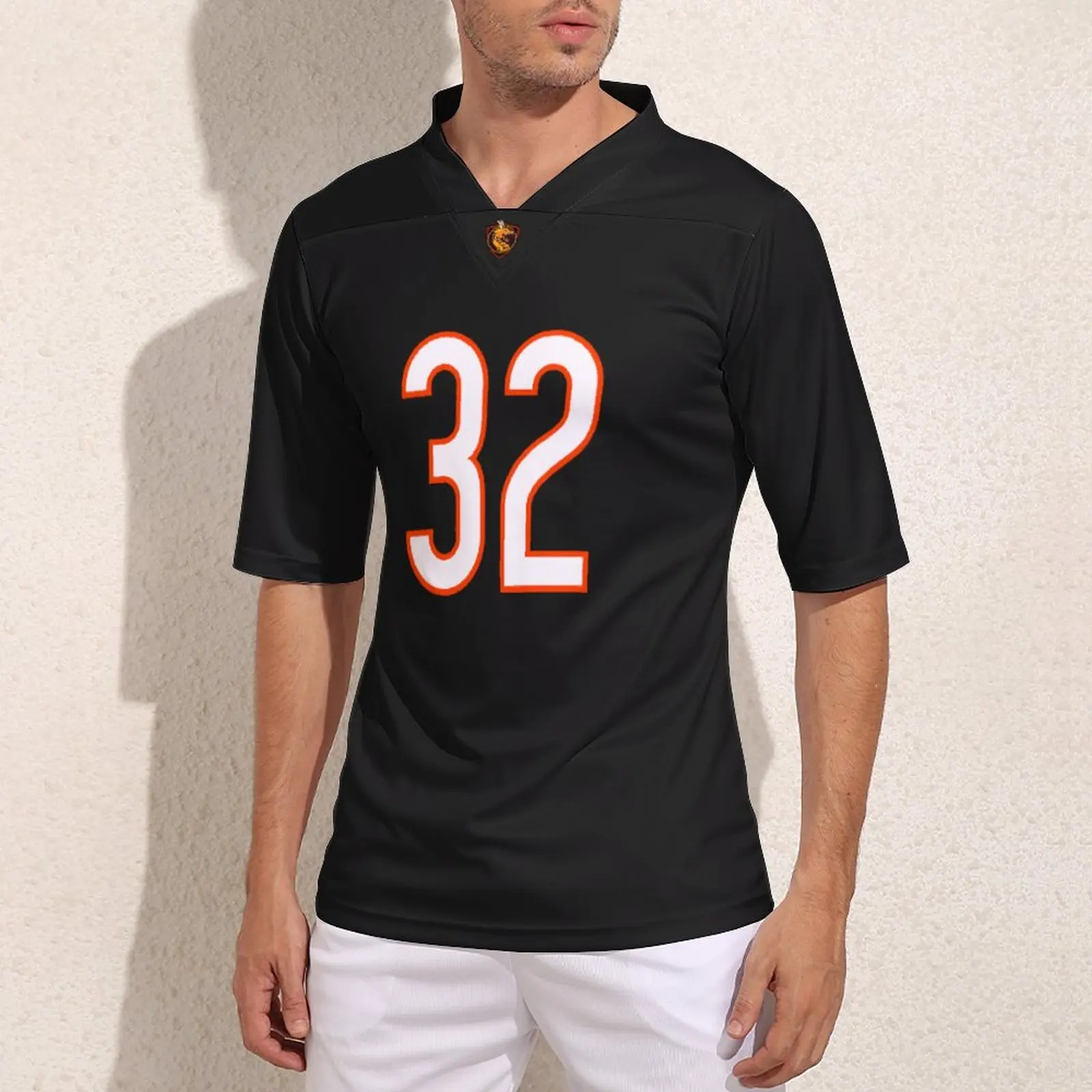 Custom Made Chicago No 32 Black Football Jerseys Youth Stylish Rugby Jersey Team Customize Sportswear Football Shirts
Custom Made Chicago No 32 Black Football Jerseys Youth Stylish Rugby Jersey Team Customize Sportswear Football Shirts