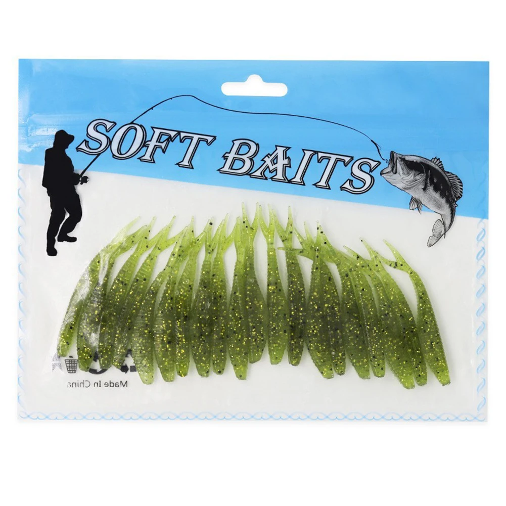 Realistic Soft Bait Lures with Fork Tail Design for Bass Carp Trout Fishing 20PCS Silicone Material 6CM Length
Realistic Soft Bait Lures with Fork Tail Design for Bass Carp Trout Fishing 20PCS Silicone Material 6CM Length
