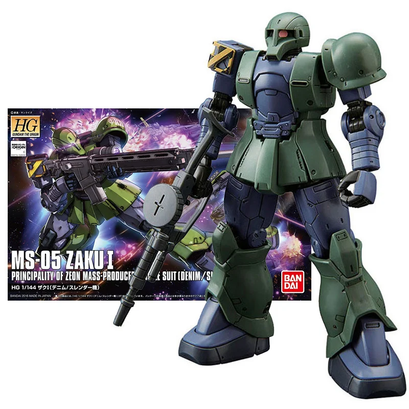 Оригинальная модель Bandai Gundam, Комплект аниме-фигурок HG GTO 1/144 MS-05, джинсовая экшн-фигурки из денима, игрушки для детей
Оригинальная модель Bandai Gundam, Комплект аниме-фигурок HG GTO 1/144 MS-05, джинсовая экшн-фигурки из денима, игрушки для детей